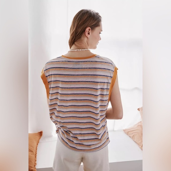 Urban Outfitters | Out From Under Melly Muscle Pocket Top Tee Stripe Medium New - Picture 9 of 15